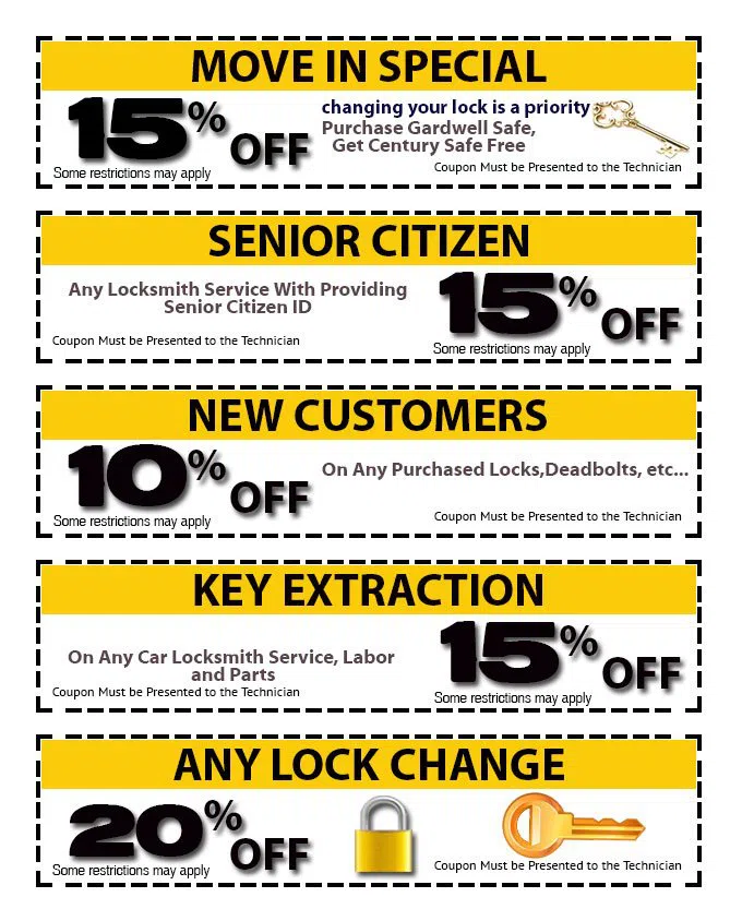 Security Locksmith Services West Bloomfield, MI 248-556-3608 - coupon-img